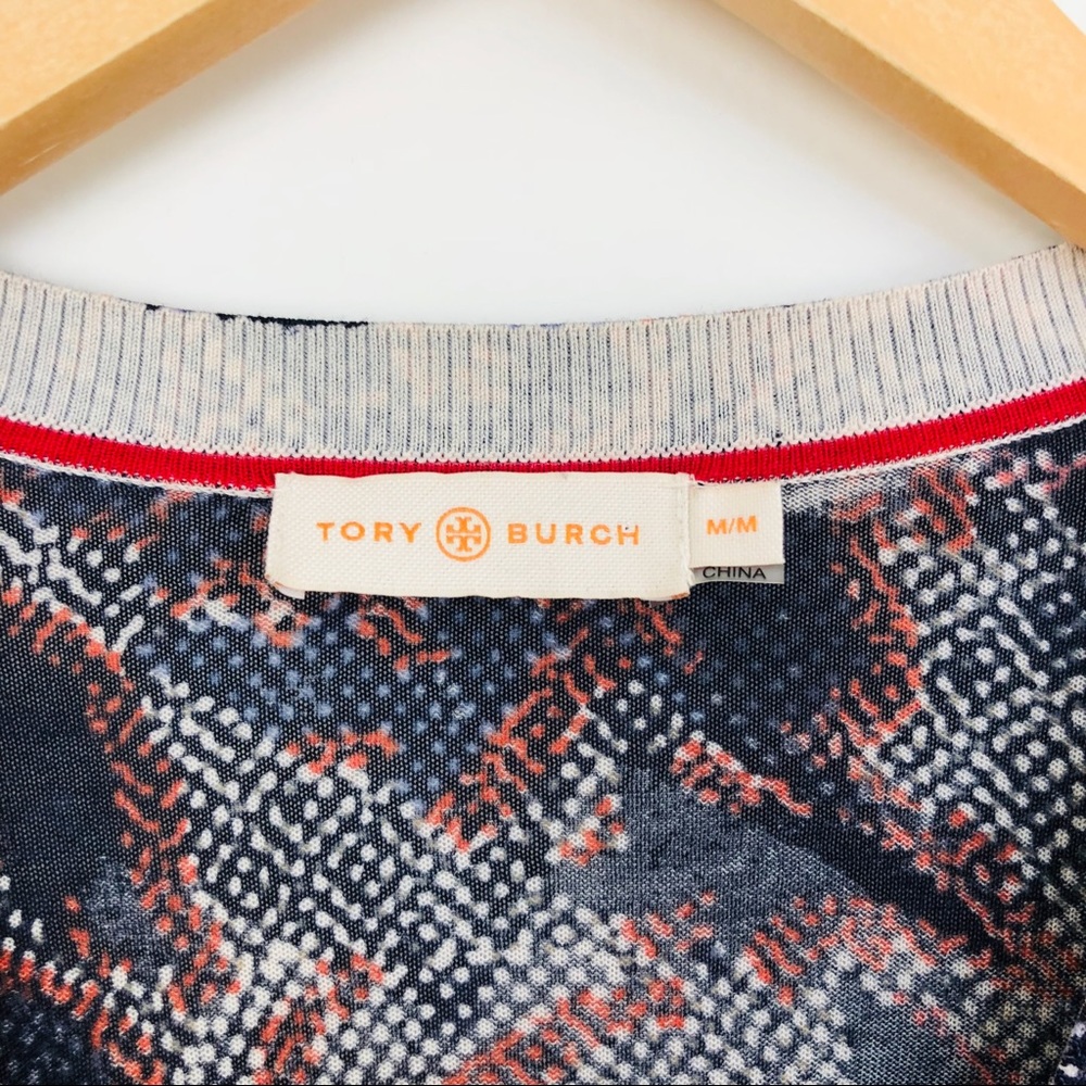 Tory Burch Foliage Print Cardigan - Picture 7 of 8